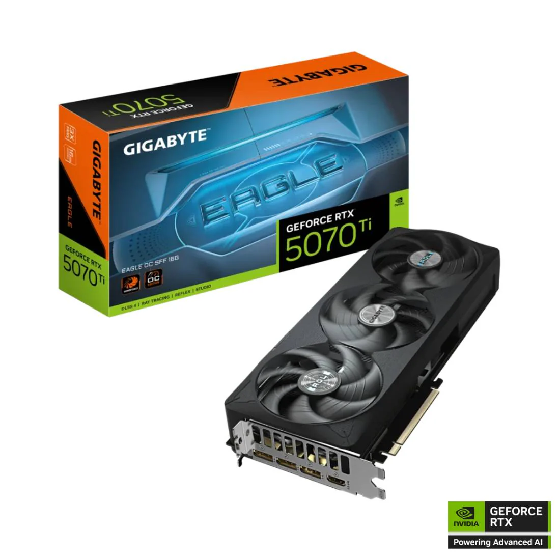 Gigabyte GeForce RTX 5070 Ti Eagle OC 16GB GDDR7 Graphics Card - كرت الشاشة